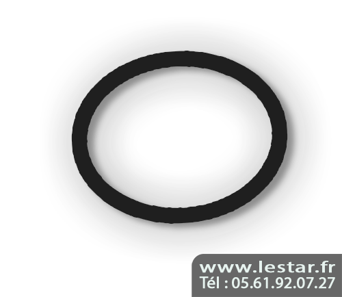 Caoutchouc de flipper noir diamètre 90 mm - USA 3 1/2"