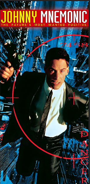 Tapis de protection vitre flipper Johnny Mnemonic  - Dimensions : 52cm x 106cm