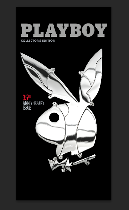 Tapis de protection vitre flipper Playboy - Dimensions : 52cm x 106cm
