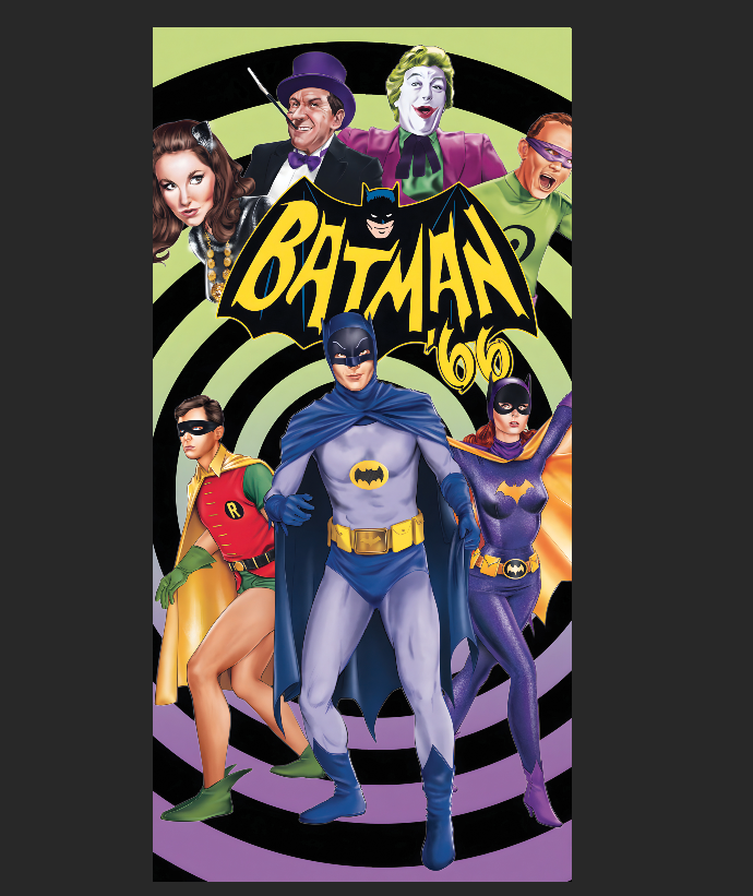 Tapis de protection vitre flipper Batman 66 52 X 106