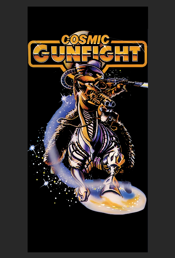 Tapis de protection vitre flipper Cosmic Gunfight 52 X 106