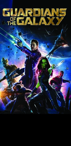 Tapis de protection vitre flipper  Guardians of the galaxy - Dimensions :106cm x 52cm