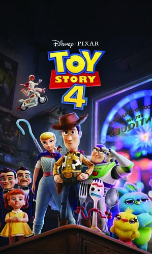 Tapis de protection vitre flipper  Toy Story 4 - Dimensions :106cm x 52cm